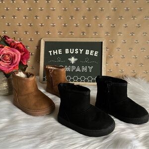 Toddler Size 5 - Arlo Shearling Style Boots - Cat & Jack™ -Set Of 2 -